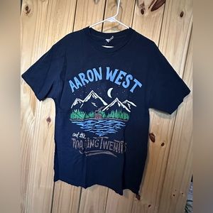 Aaron west and the roaring twenties band t-shirt